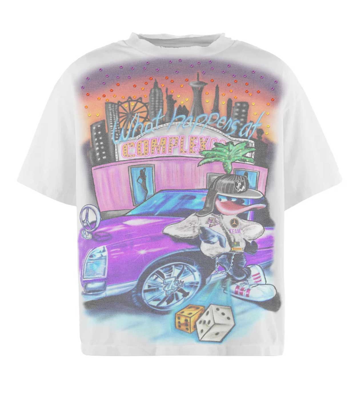 Triple Sevens Complex Tee White – Restock AR