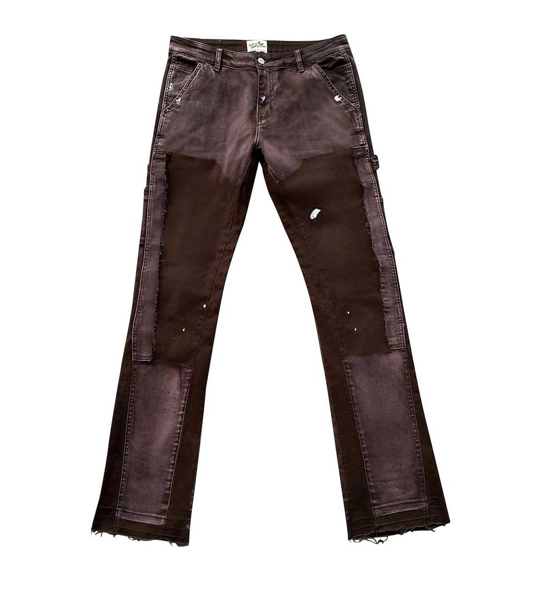 Triple Sevens Flared Jeans Brown