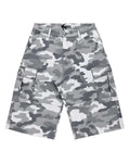 Triple Sevens Leather Camo Shorts Grey