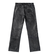 Triple Sevens Logo Leather Pant Black