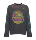 Triple Sevens Lucky Kiss L/S Tee Black