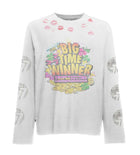 Triple Sevens Lucky Kiss L/S Tee White