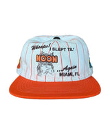 Triple Sevens Night Owl Cap Pinstripe Orange