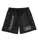 Triple Sevens Nylon Button Shorts Black