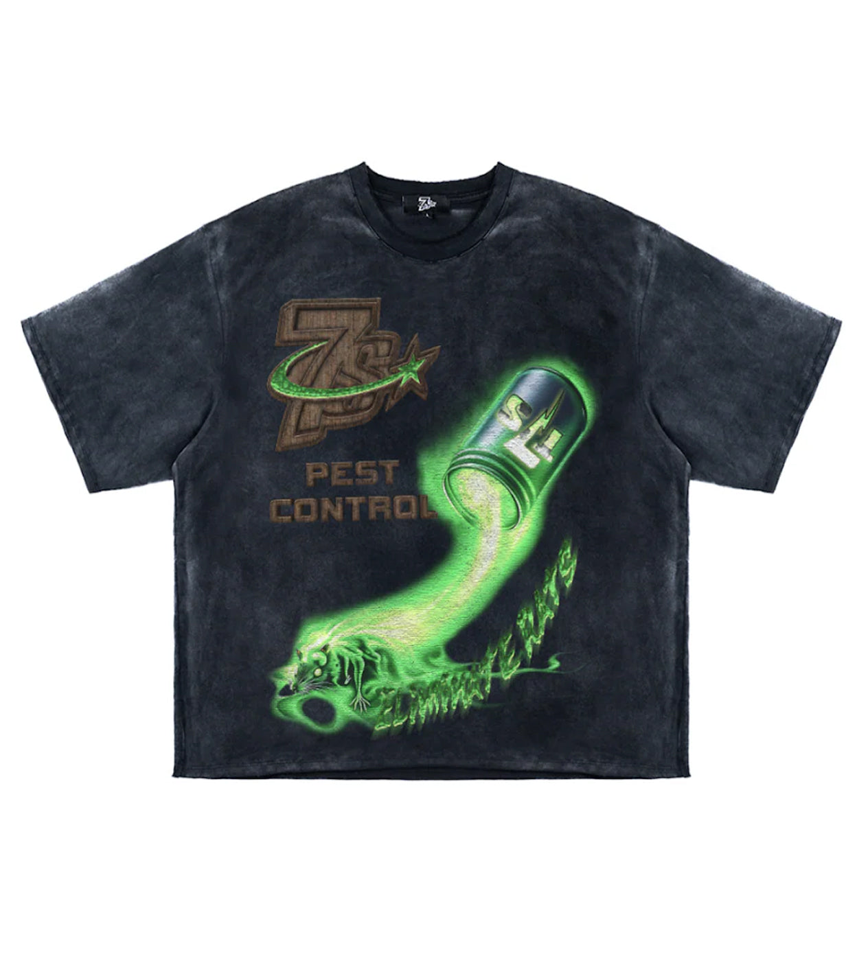Triple Sevens Pest Control Tee Black – Restock AR