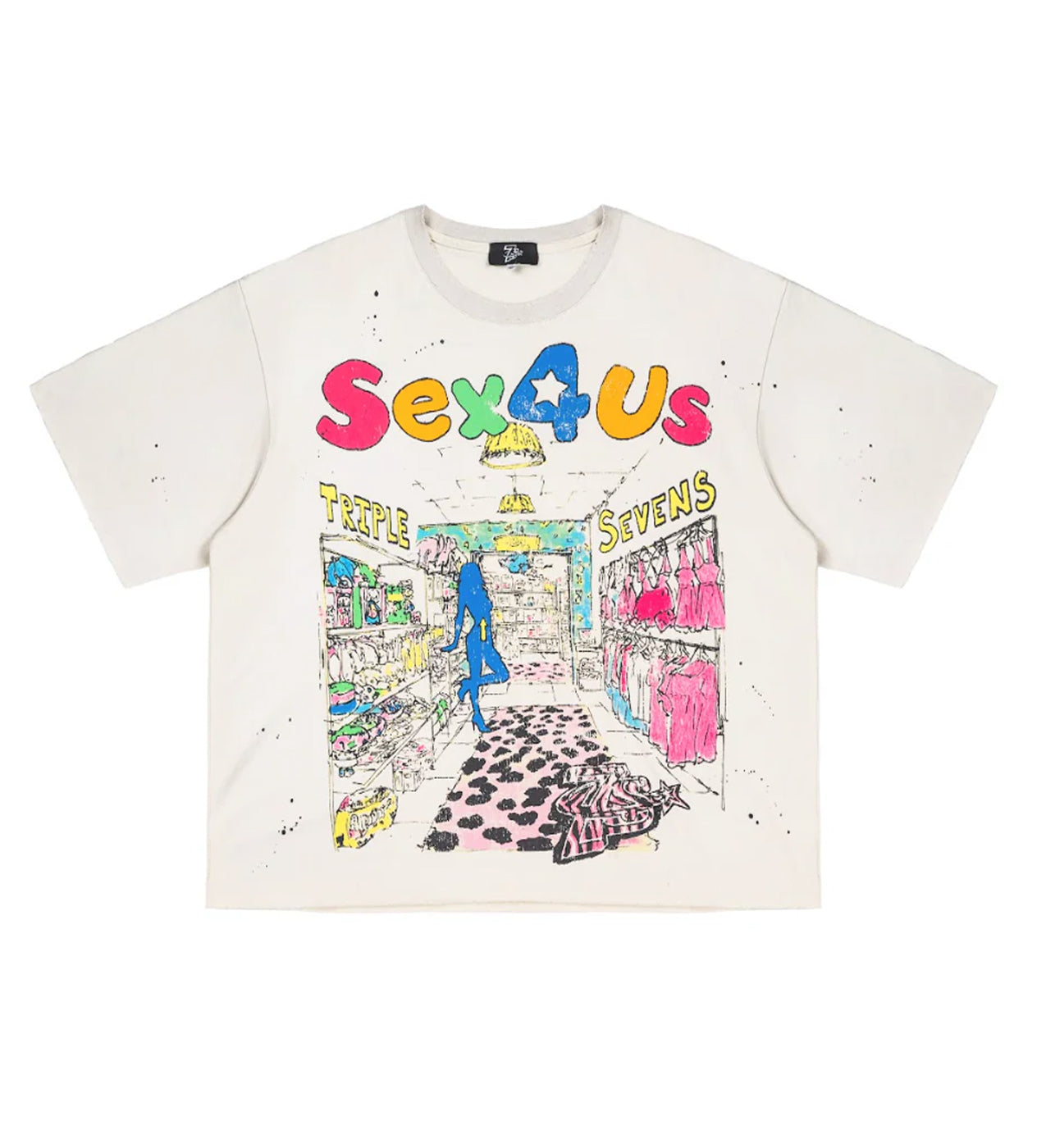 Triple Sevens Sex R Us Tee Cream – Restock AR