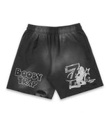Triple Sevens Trap Logo Shorts Black