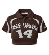 Vale Forever 007 Berlin Rugby Tee Brown