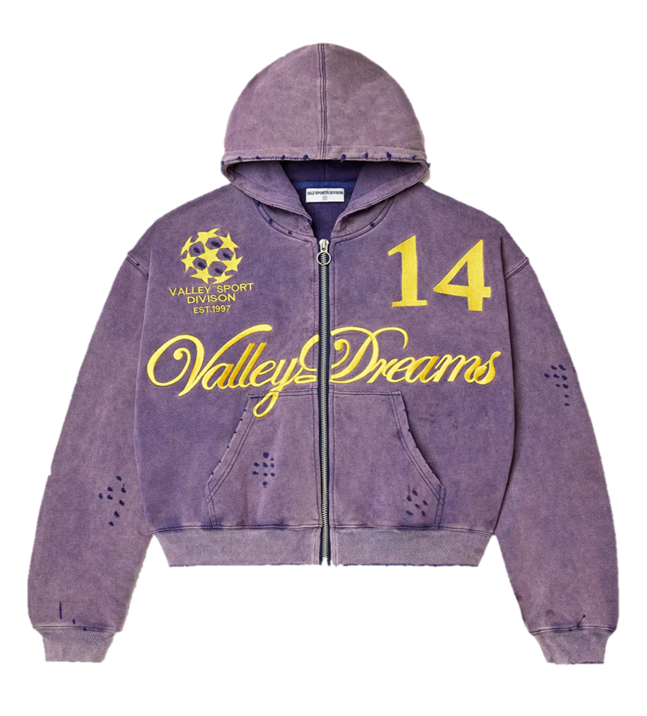 Vale Forever Classico Zip Up Hoodie L