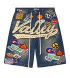 Vale Forever 1980's Jorts Blue