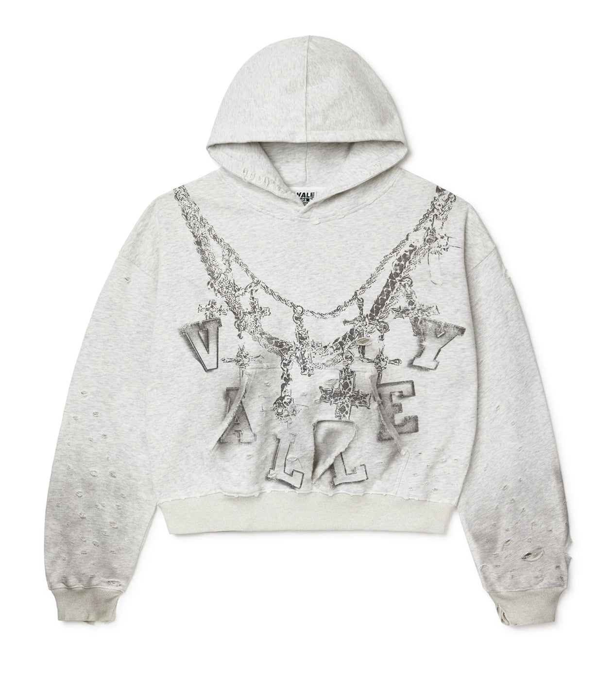 Vale Forever Big Chain Hoodie Grey – Restock AR