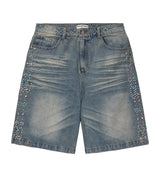 Vale Forever Candy Jorts Blue
