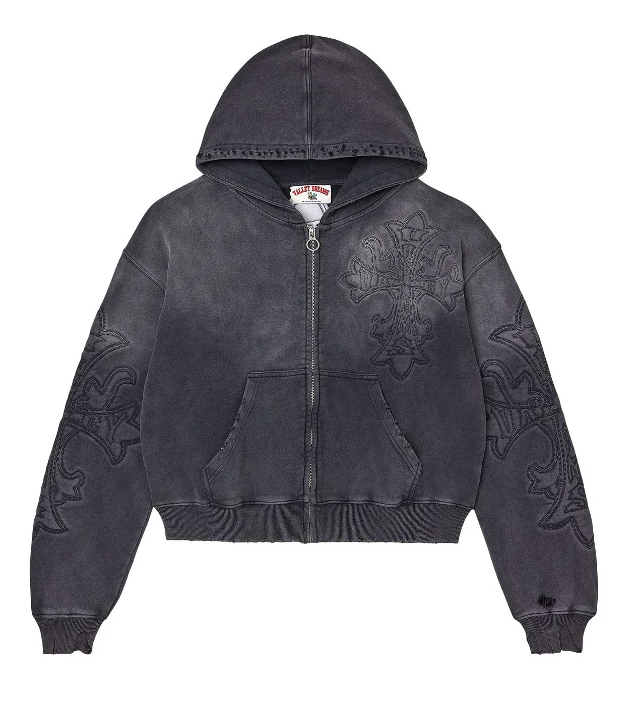 Vale Forever Carver Zip Up Hoodie Black – Restock AR