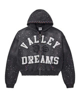 Vale Forever Classico Zip Up Hoodie Black