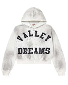 Vale Forever Classico Zip Up Hoodie White