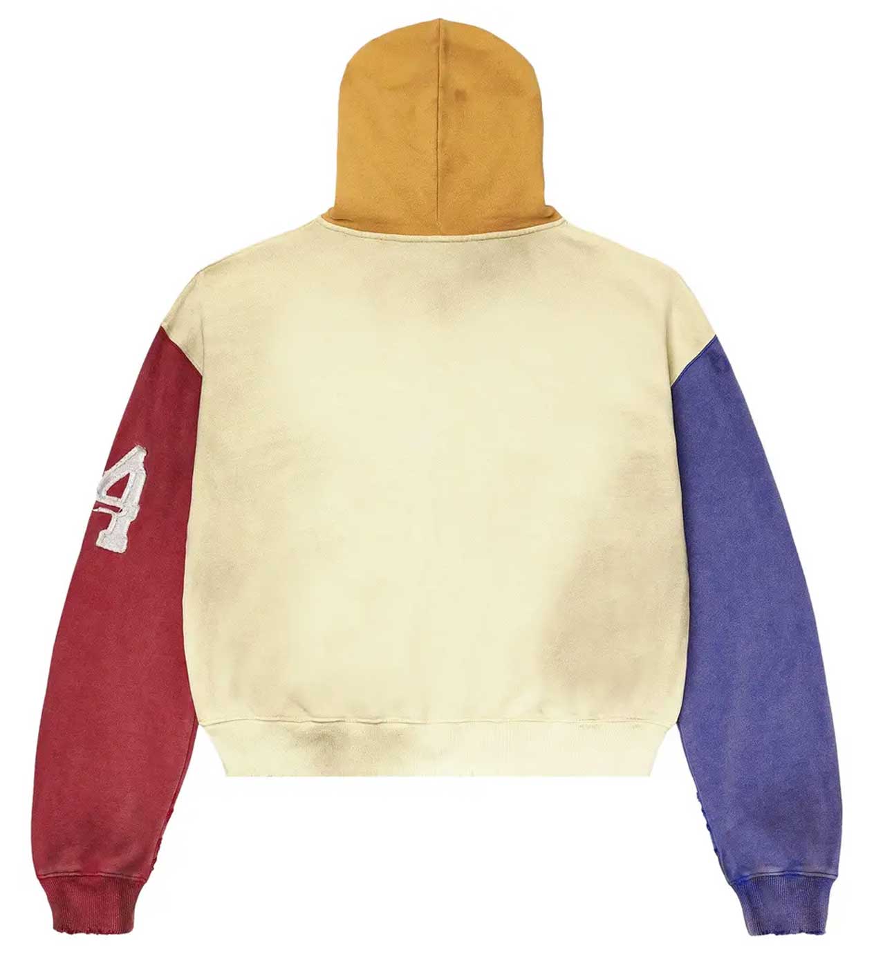 Vale Forever Collage Zip Up Hoodie Cream