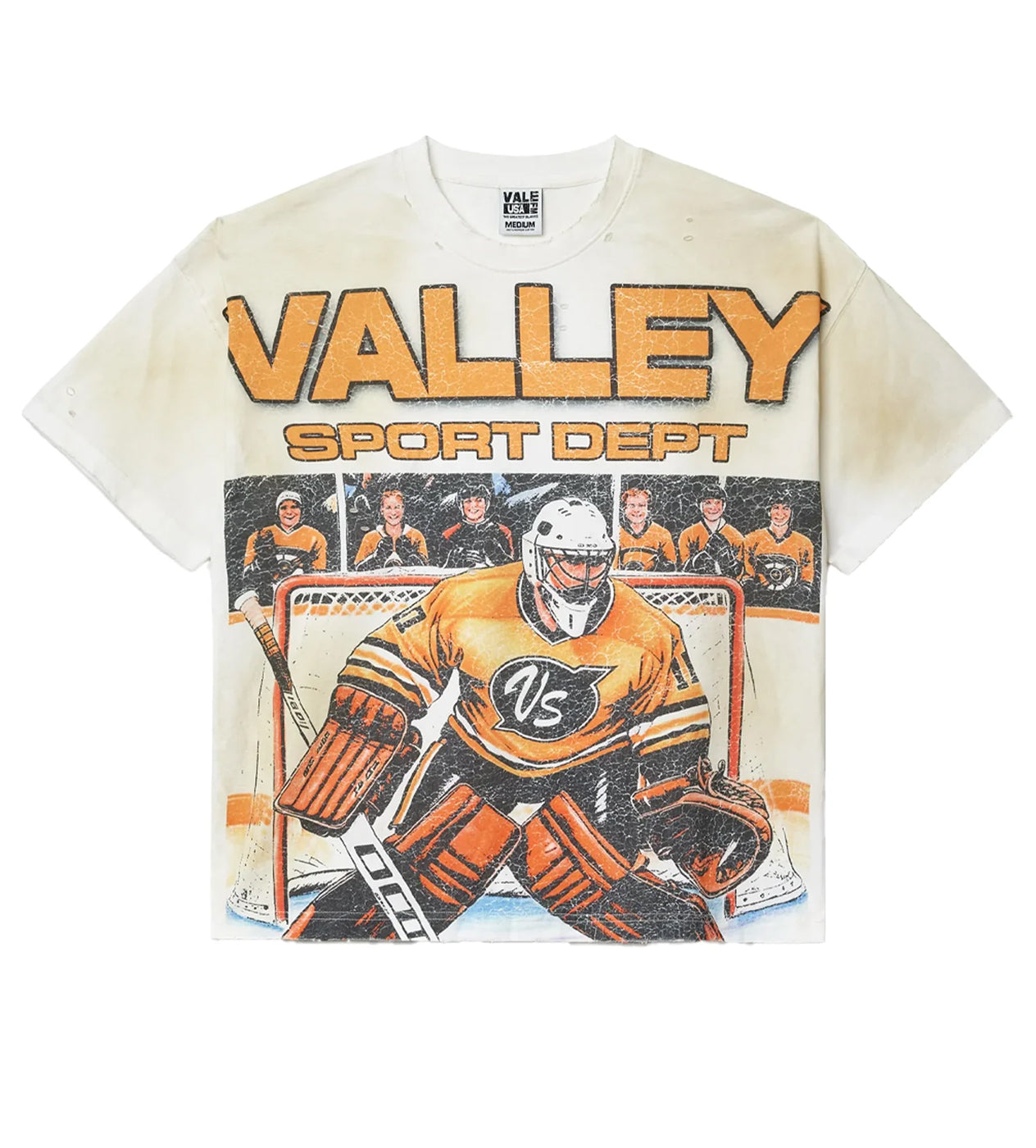 Vale Forever Defensive Anchor Vintage Tee White