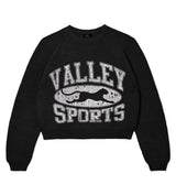 Vale Forever Fisherman Knit Sweater Black