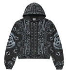 Vale Forever Flag Zip Up Hoodie Black