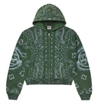 Vale Forever Flag Zip Up Hoodie Green