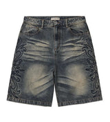 Vale Forever Flare Jorts Blue