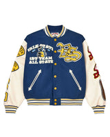 Vale Forever Friday Varsity Jacket Sky Blue