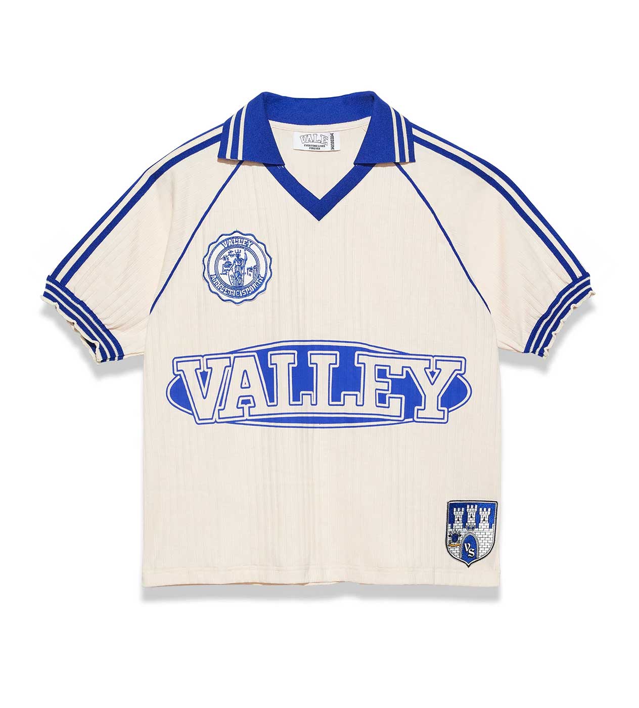 Vale forever polo shirts sポロシャツsサイズ　ブルー Vale Forever Futball Polo White/Blue – Restock AR