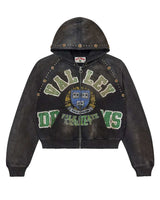 Vale Forever Gem Zip Up Hoodie Black