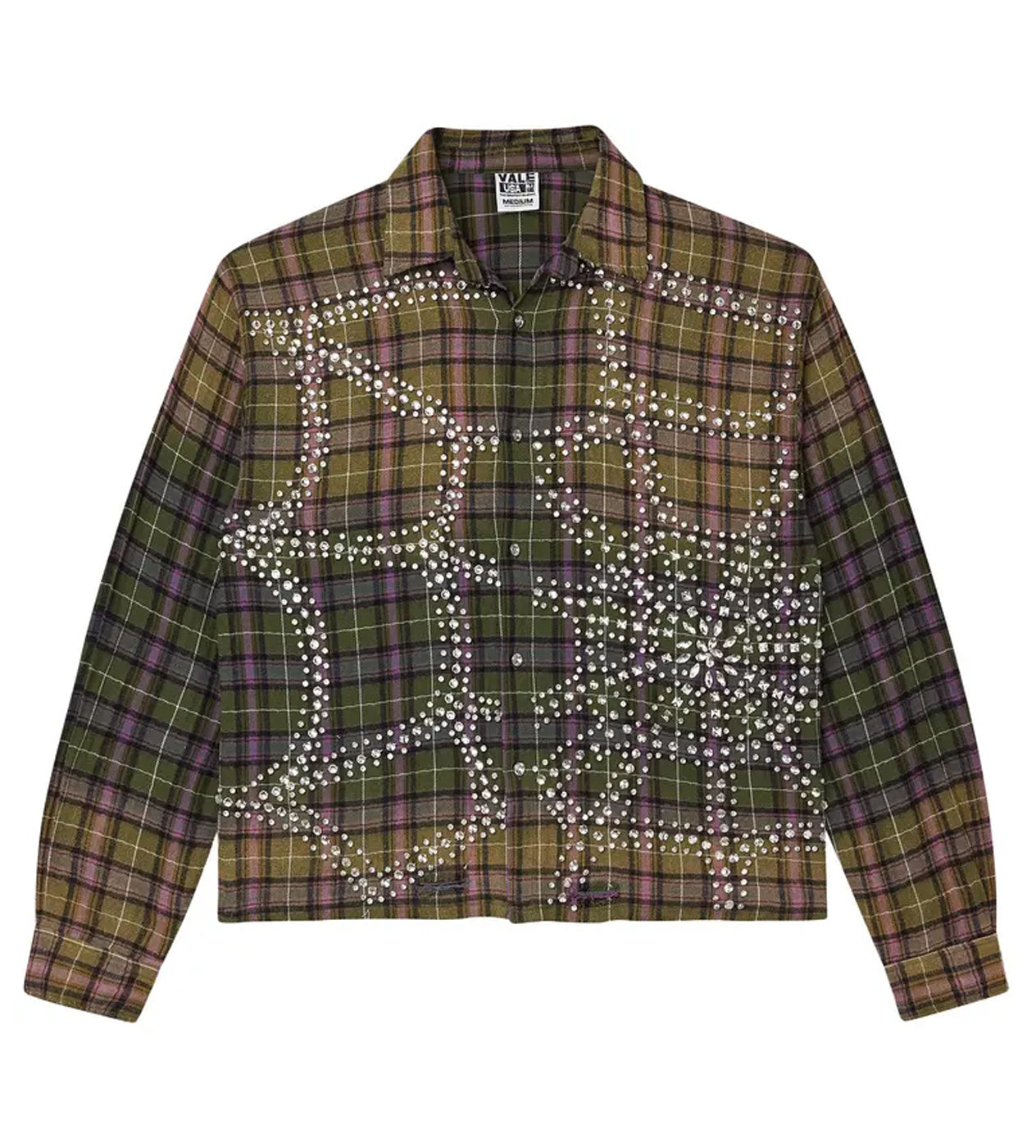 Vale Forever Green Fever Flannel Green