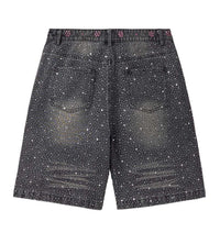 Vale Forever Iced Out Jorts Black