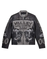 Vale Forever Inferno Motocroxxx Leather Jacket Black