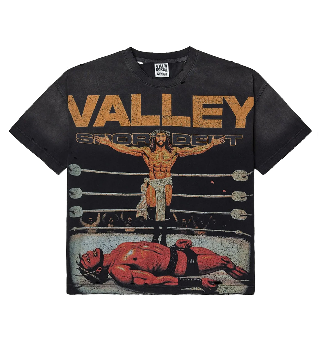 Vale Forever Jesus Hardy Tee Black