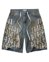 Vale Forever Lucky Charms Jorts Blue/White