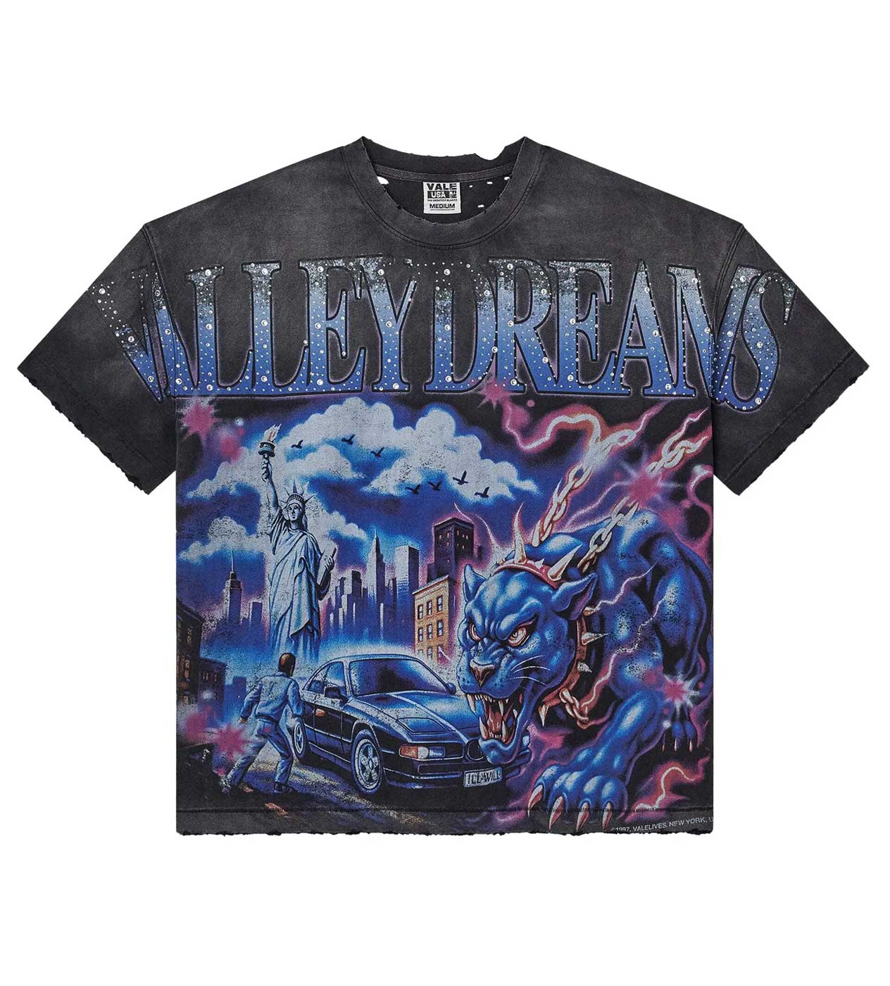 Vale Forever Monster Big Tee Black