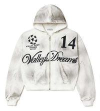 Vale Forever Oreo 14 Zip Up Hoodie White