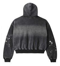 Vale Forever Paint Zip Up Hoodie Black