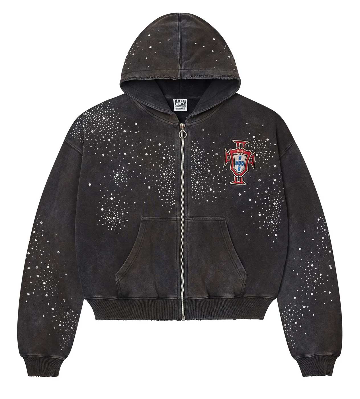 Vale Forever Pluto Cluster Zip Up Hoodie Black – Restock AR