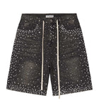 Vale Forever Rainstorm Jorts Black