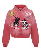 Vale Forever Rockefeller Zip Up Hoodie Red