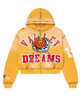 Vale Forever Sunny Zip Up Hoodie Yellow