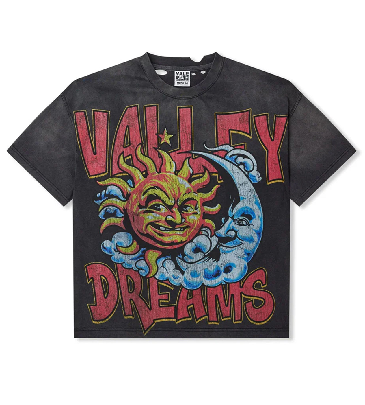 Vale Forever Thrashed Sun Tee Black