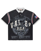 Vale Forever USA Rugby Polo Tee Black