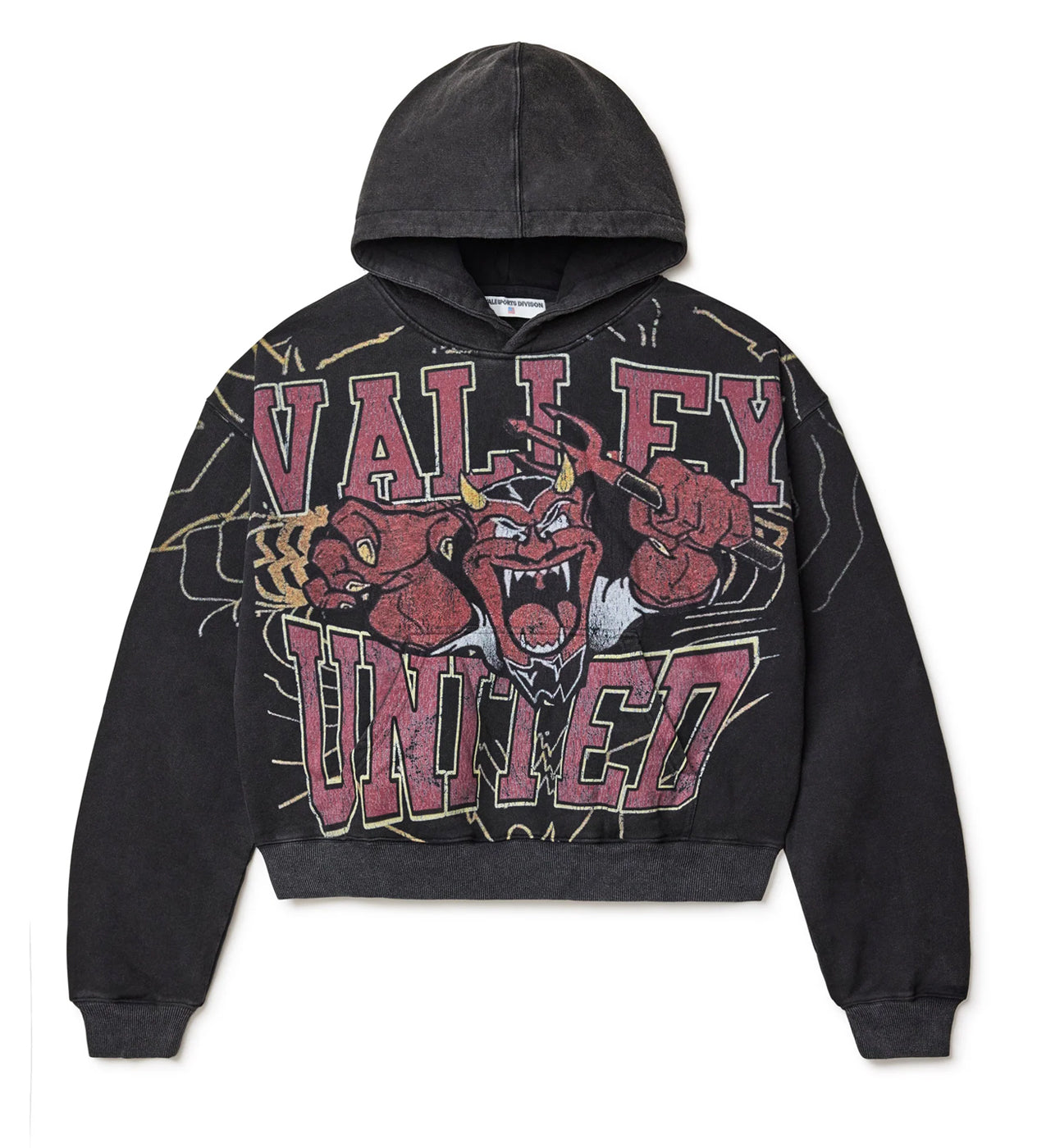 valeforever valley パーカー Vale Forever Valley Mascot Pullover Hoodie Black – Restock AR