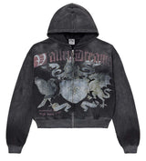 Vale Forever Vendetta Zip Up Hoodie Black