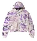 Vale Forever Wayne Zip Up Hoodie Purple