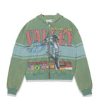 Vale Forever Xtreme Motocross Zip Up Hoodie Green