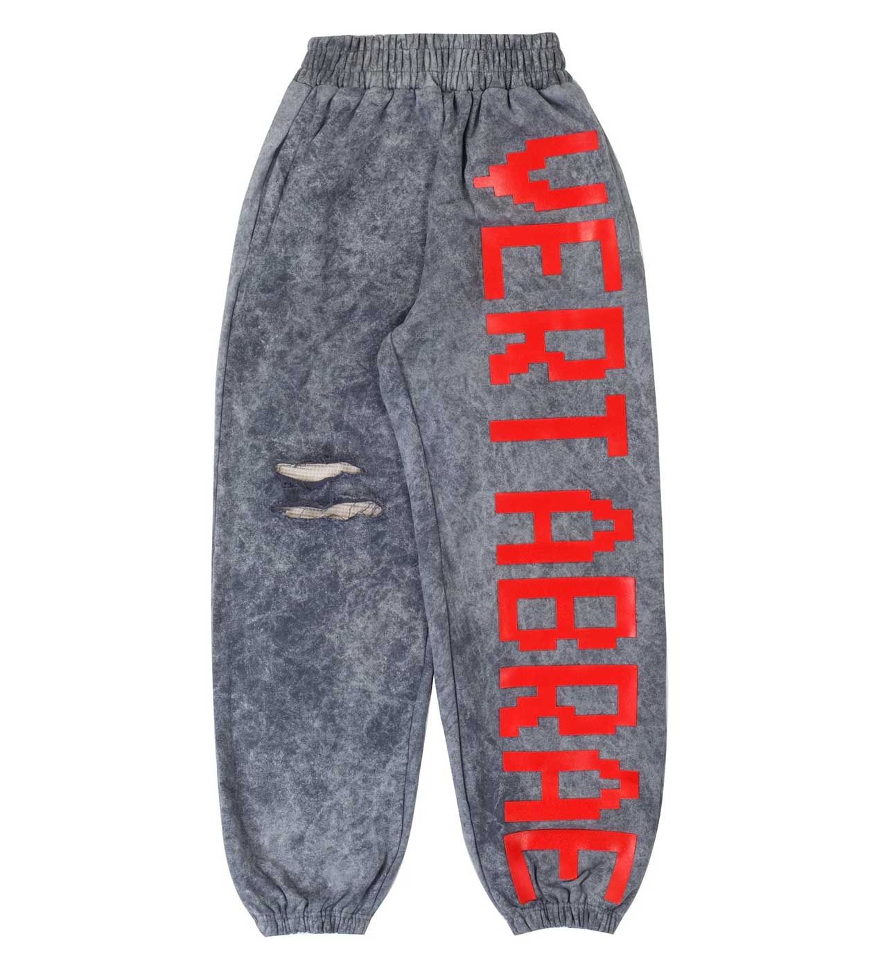 Vertabrae C-1 Sweatpants washed Grey/Red