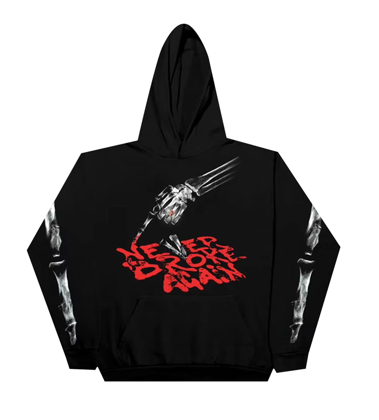 Vlone NBA Young Boy Bones Hoodie Black Restock AR