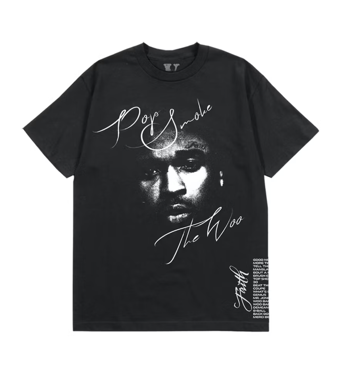Vlone Pop Smoke Faith T-Shirt
