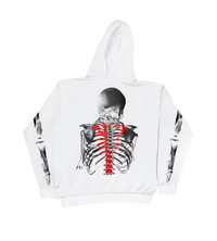 Vlone Young Boy Bones Hoodie white